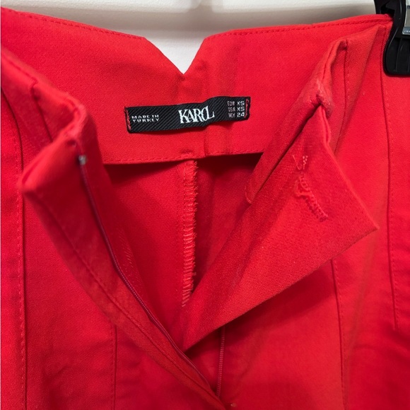 Vibrant Red Trousers - Picture 3 of 3